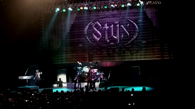 That moment when the sound goes out at a Styx concert in Omaha - Image by Sloan