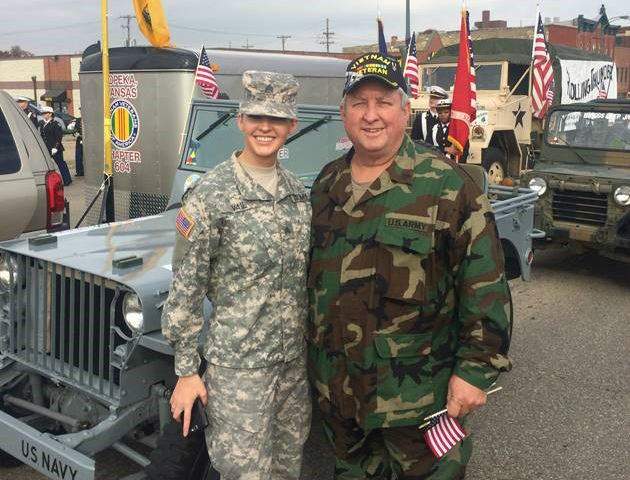 Sgt. Williams with Mrs. Kansas